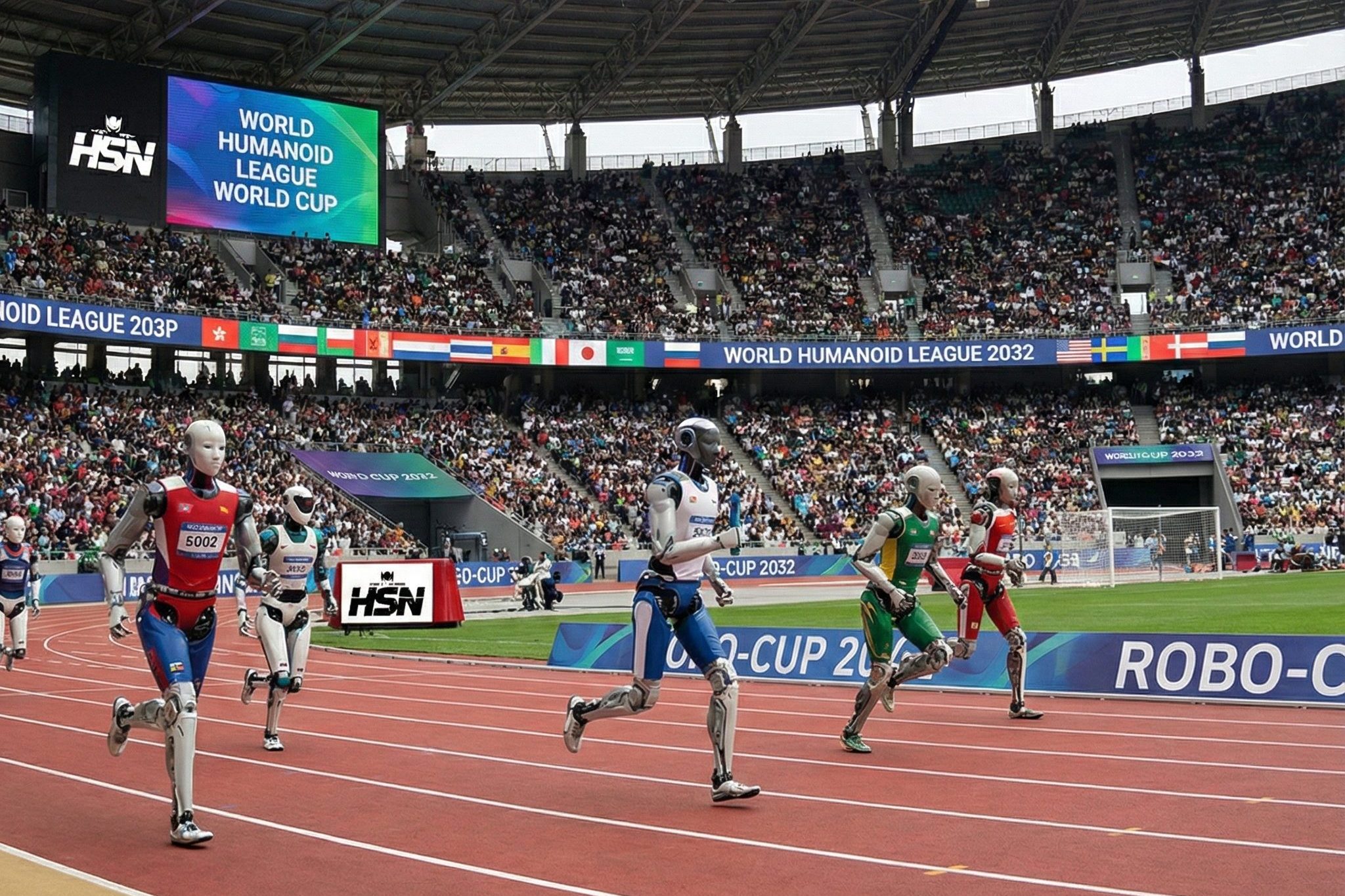 Concept Art of Future World Humanoid League