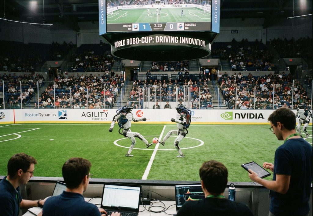 Roboticists Observing Humanoid Sports