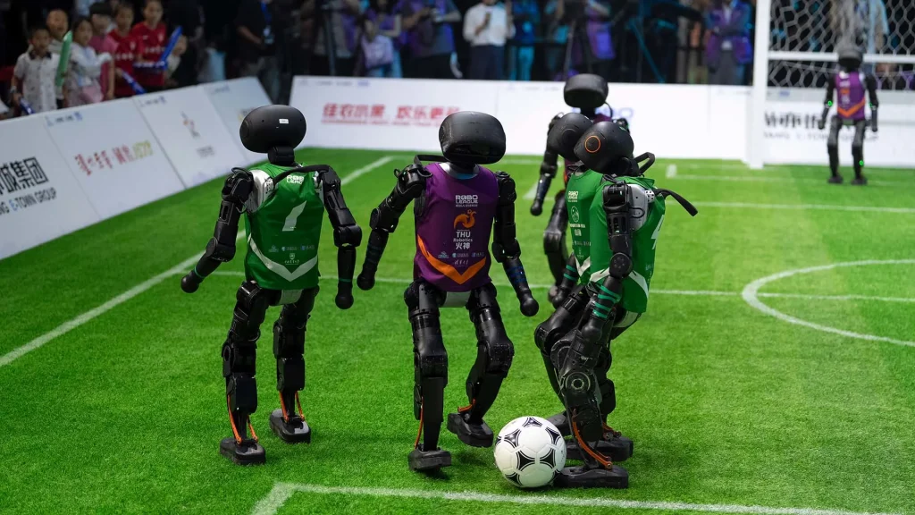 Humanoid Soccer Match World Games