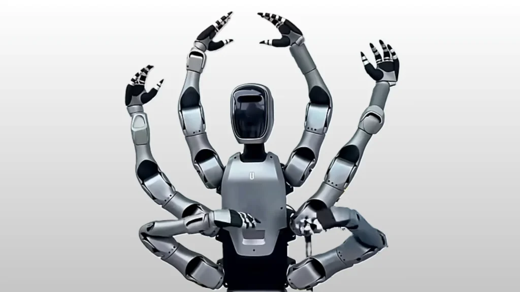 MIRO U, the world's first six-armed humanoid robot