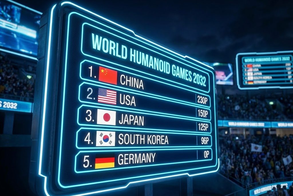 World Humanoid Games Leaderboard Concept Art