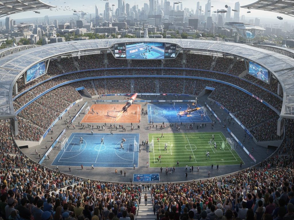 How Big Could Humanoid Sports Get, Concept Image